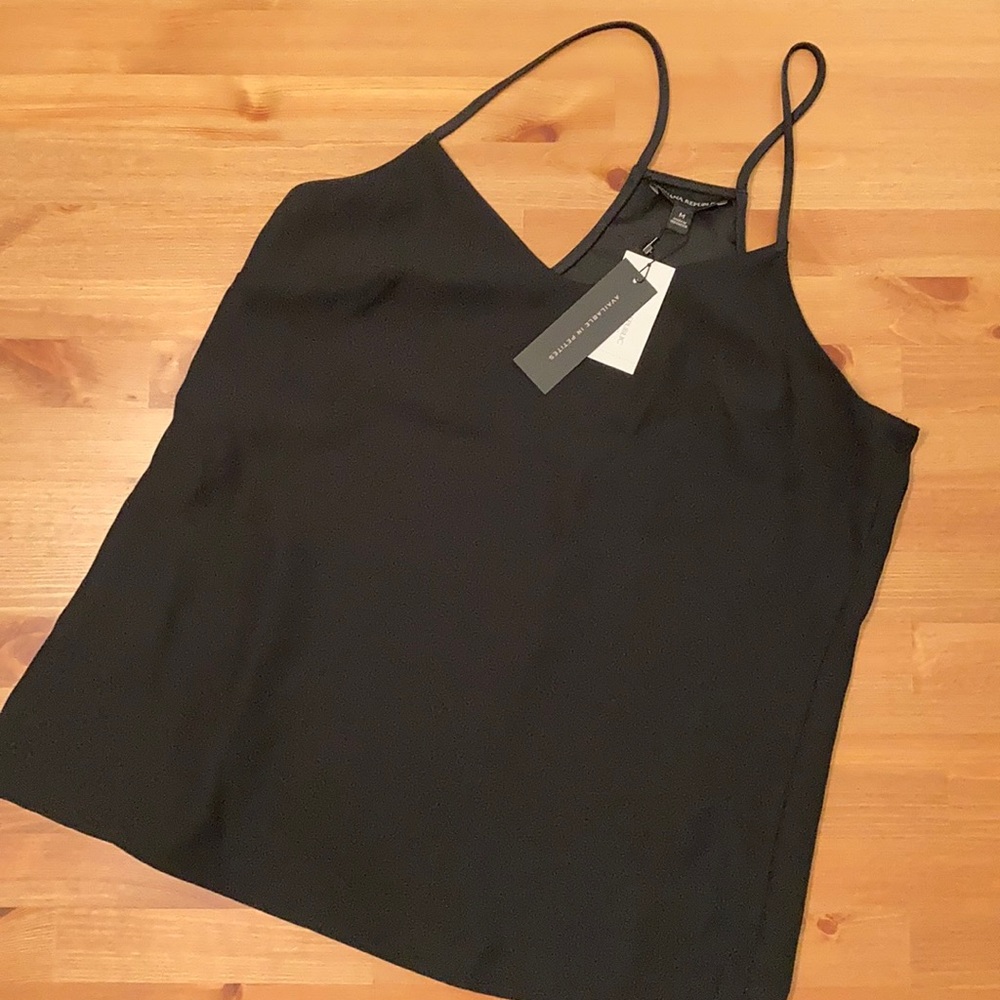 NWT-Banana Republic Black Suit Camisole